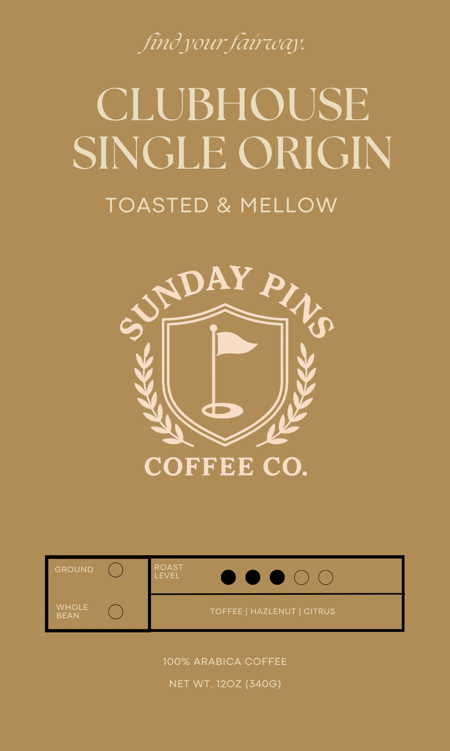 Clubhouse Single Origin Coffee 12oz